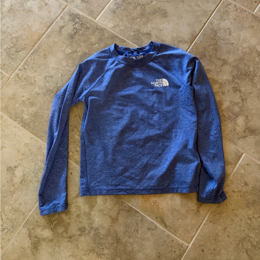 The North Face Heathered Blue Performance Shirt